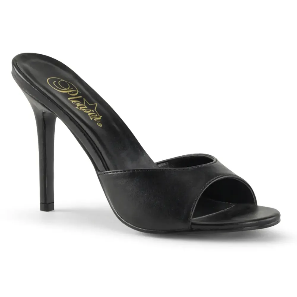 Classique 01 pleaser Sandale Noir Mat